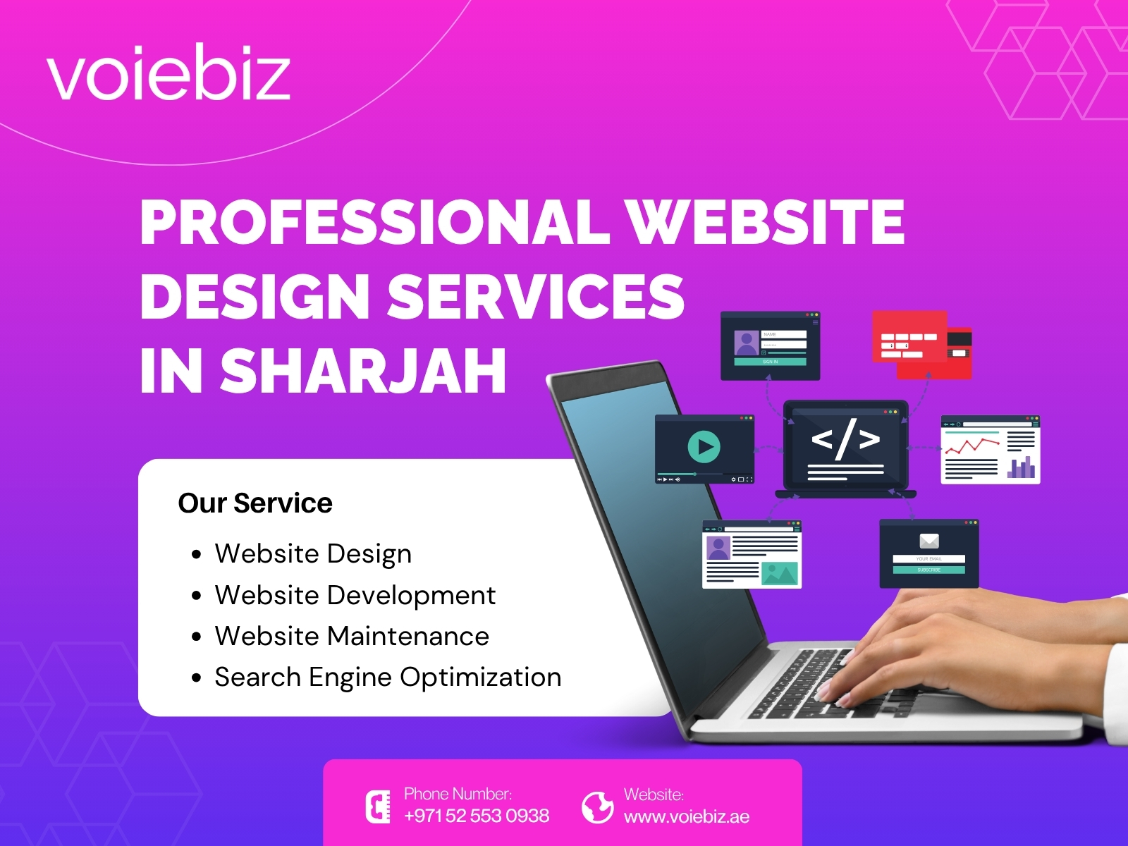 Professional Website Design Services in Sharjah