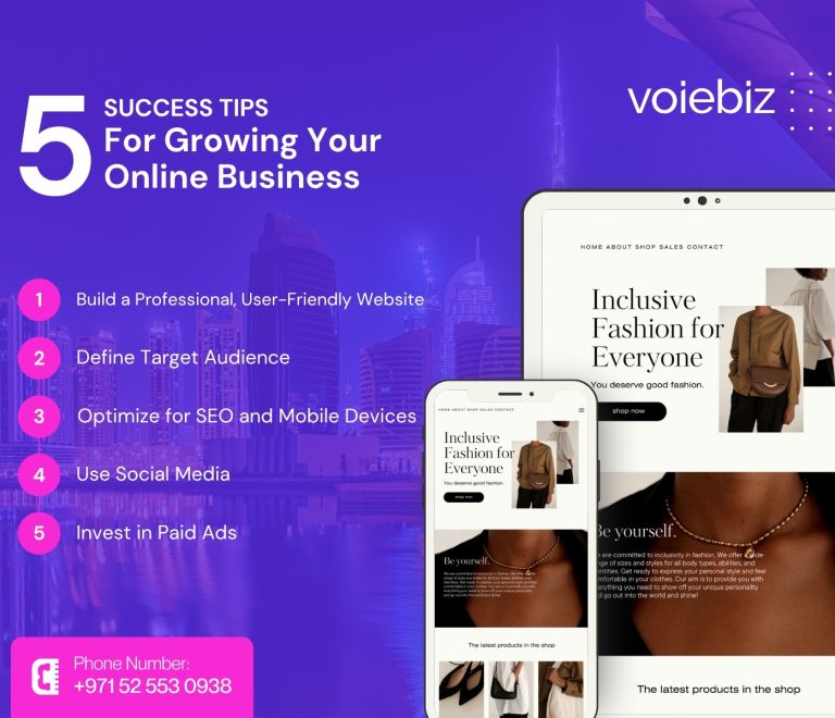 5 Success Tips for Growing Your Online Business