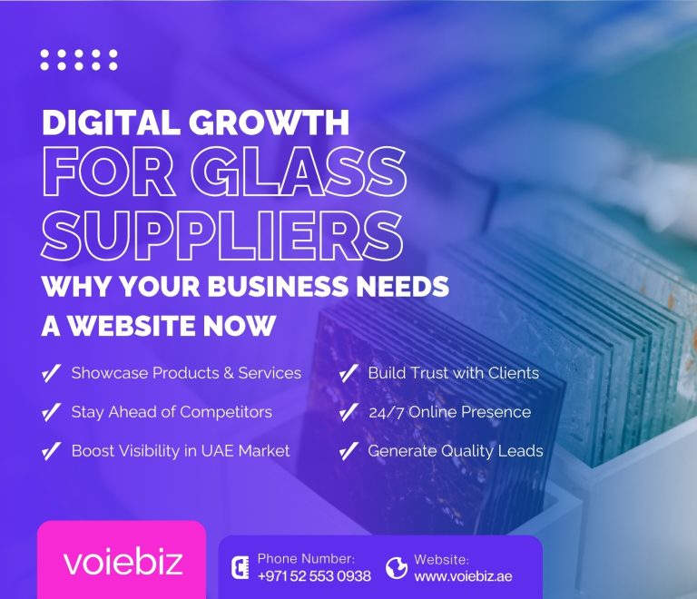 Digital Growth for Glass Suppliers – Why Your Business Needs a Website Now