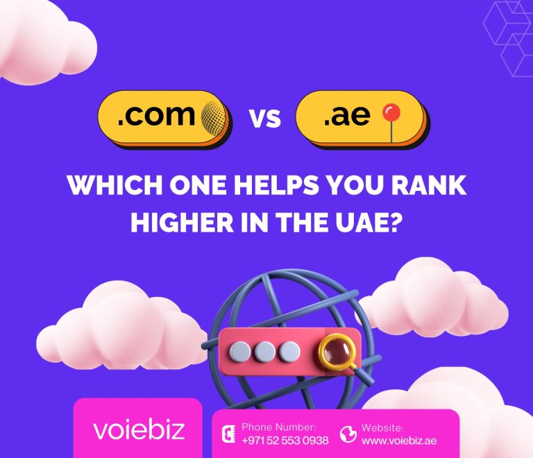Choosing Between .com and .ae for UAE SEO Success!