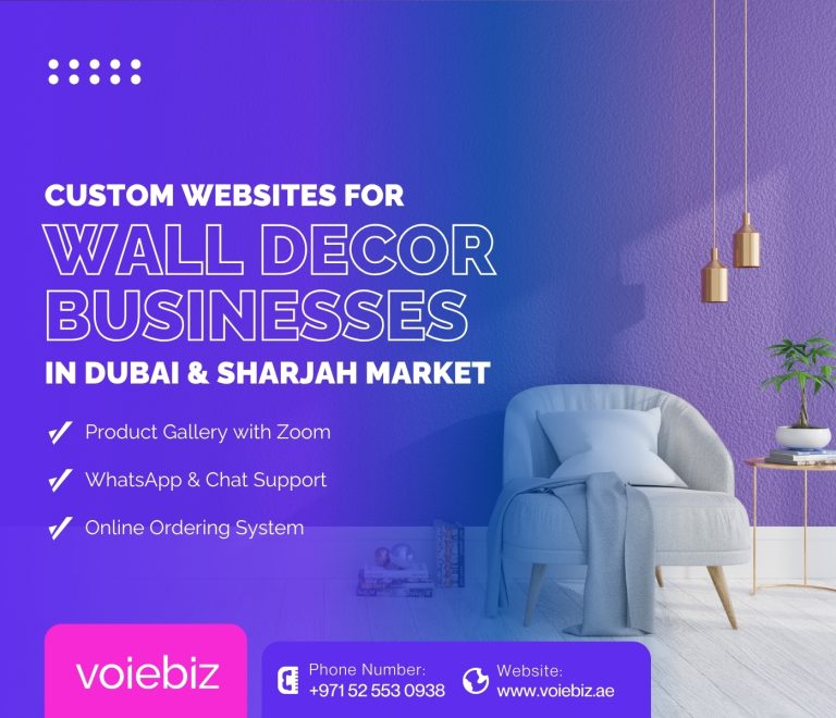 Wall Decor Website Development in the UAE Market