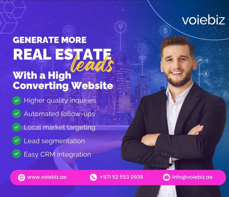 Custom Real Estate Web Design for Sharjah & Dubai