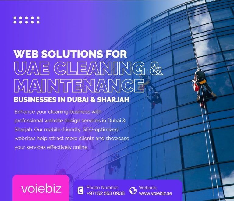 Professional Cleaning Website Design for UAE Businesses