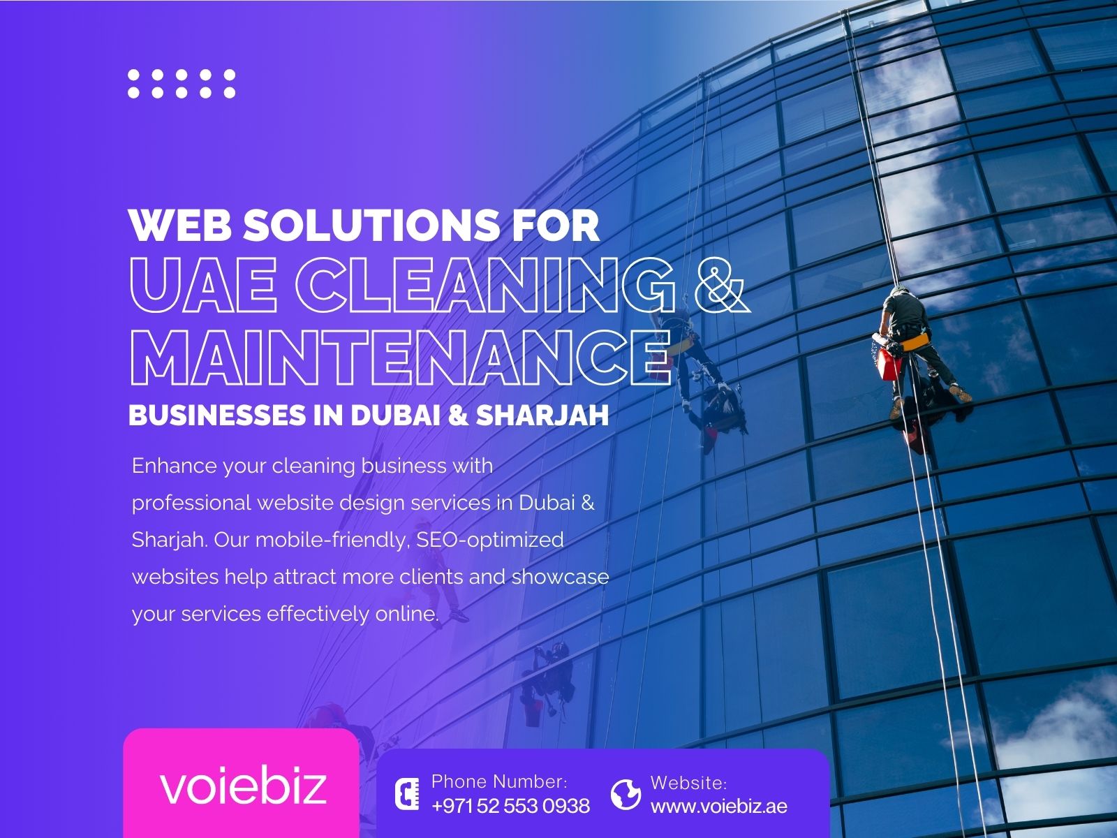 Cleaning Website Design