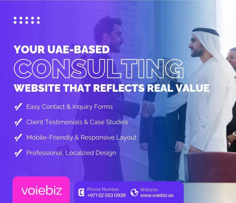 Your UAE Consulting Website That Builds Trust & Value