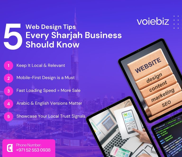 5 Web Design Tips Every Sharjah Business Should Know