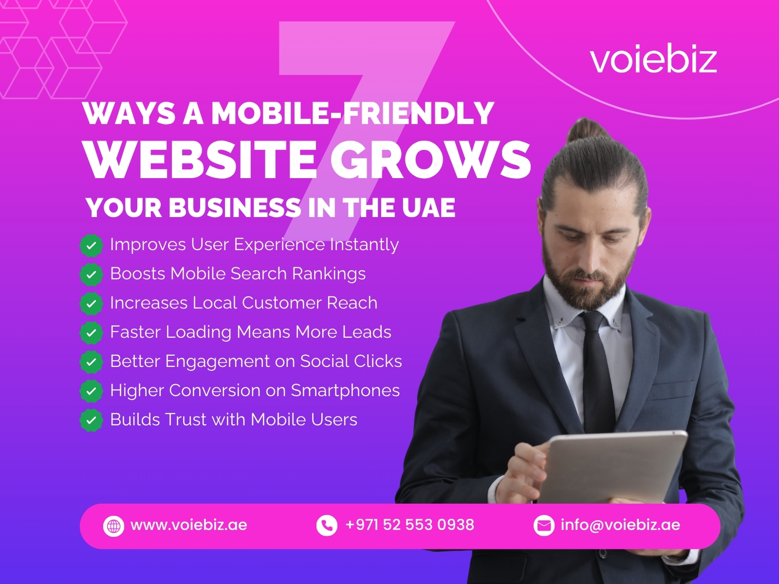 7 Ways a Mobile-Friendly Website Grows Your Business in the UAE
