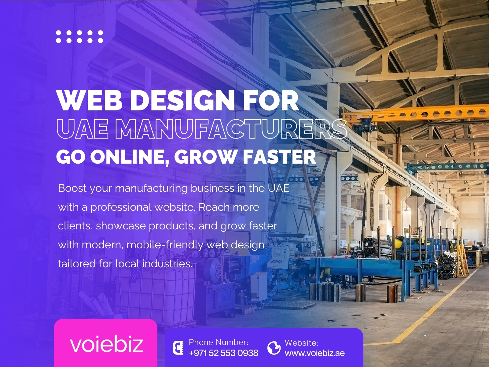 Manufacturing Business Web Design