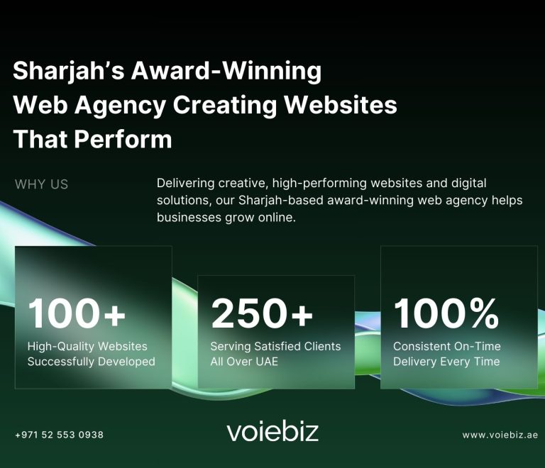 Sharjah’s Award-Winning Web Agency – High-Performing Websites & Digital Growth