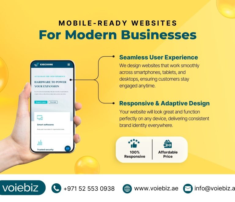 Mobile-Ready Websites For Modern Businesses!