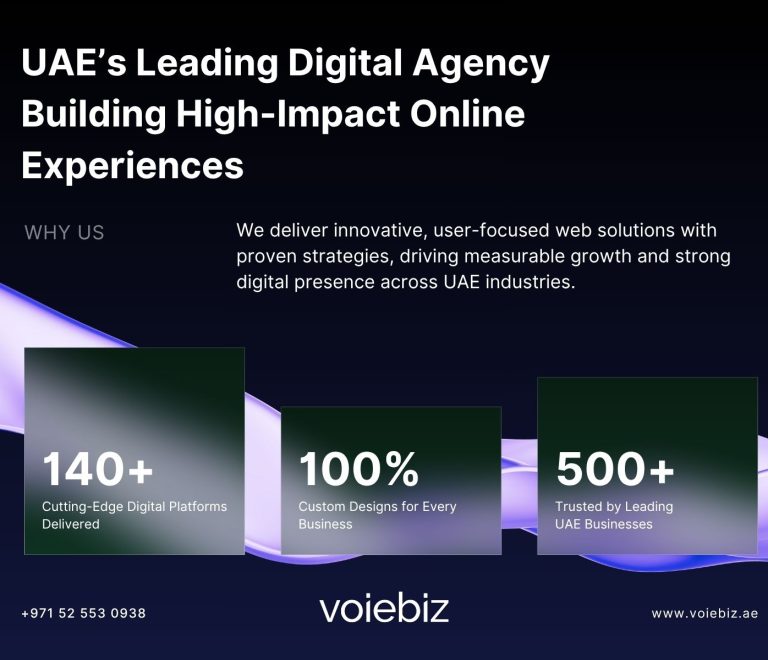 UAE’s Leading Digital Agency Creating High-Impact Online Experiences
