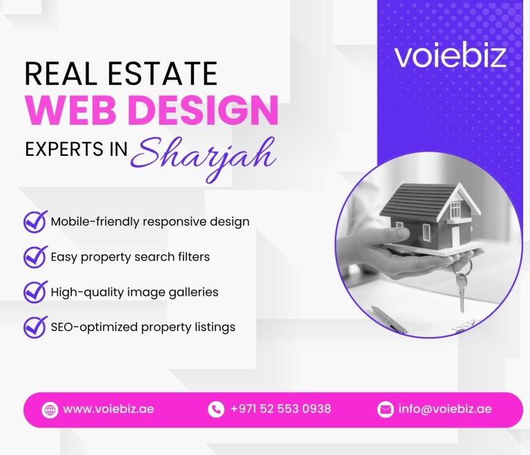 Real Estate Web Design Experts in Sharjah, Dubai, UAE