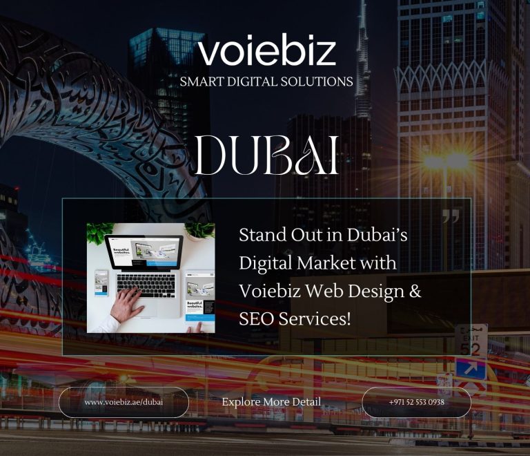Stand Out in Dubai Digital Market with Voiebiz Web Design & SEO Services!