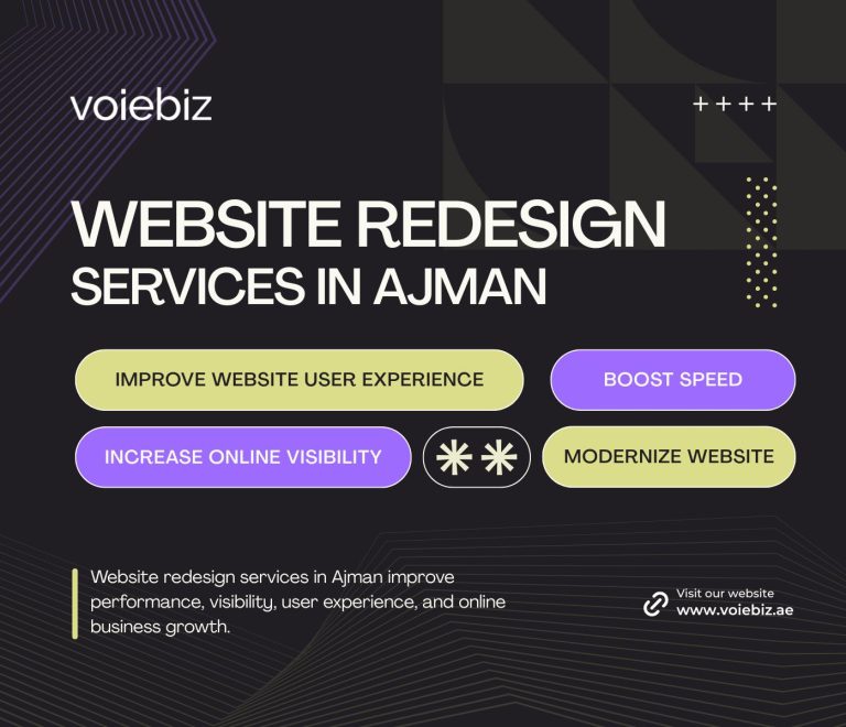 Modern Website Redesign Services in Ajman for Better Online Performance