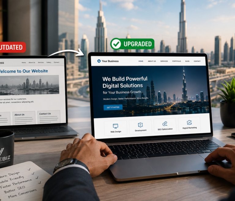 Upgrade Your Outdated Business Website for Better Results in Dubai
