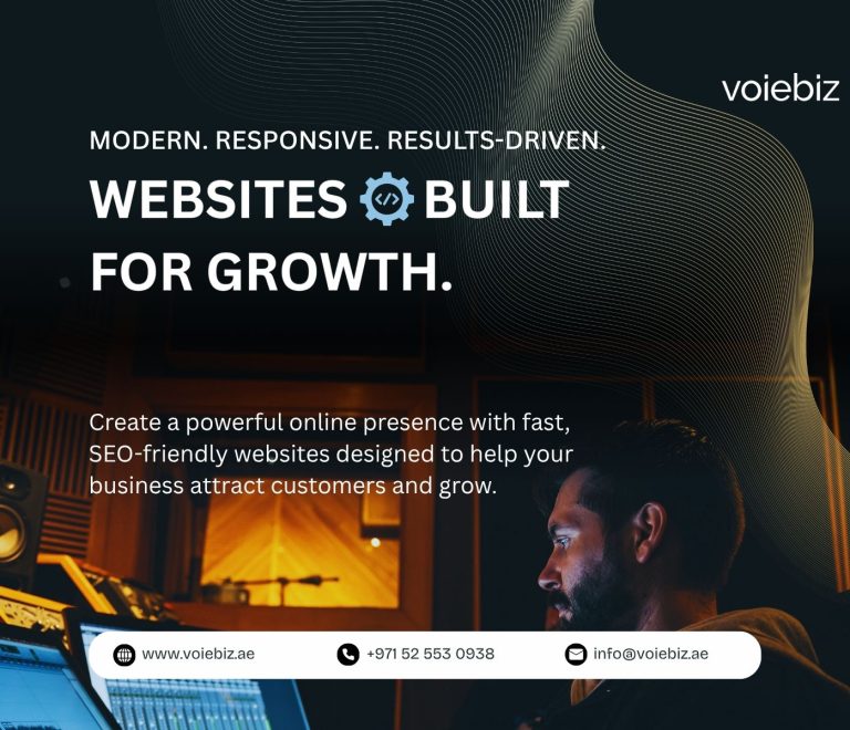 Websites Built for Growth in Dubai, UAE