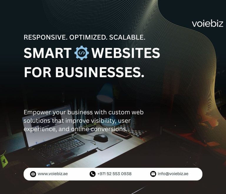 Smart Websites for Modern Businesses in Ajman, UAE