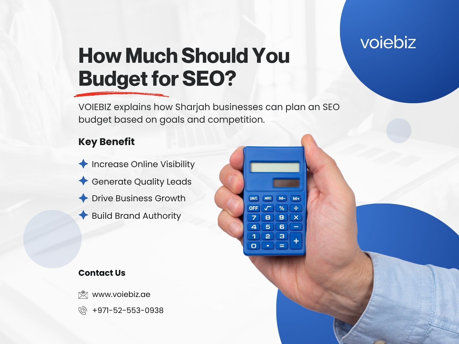 Budget for SEO in Sharjah