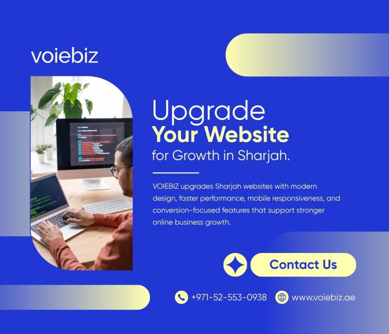 How to Upgrade Your Website for Growth in Sharjah